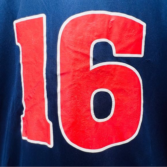 ATLANTA BRAVES #16 Classic Screaming Indian Logo Baseball Shirt Size Med… - Picture 12 of 14